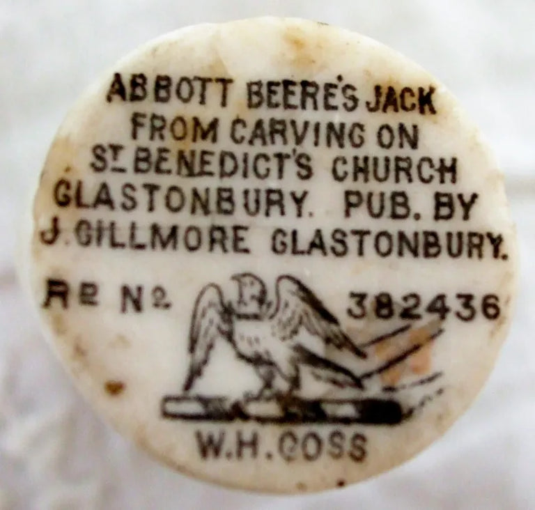 Antique W.H. Goss ~ Glastonbury { Abbot Beere's } Jack ~ King Arthur