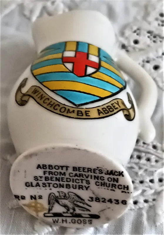 Antique W.H. Goss ~ Glastonbury { Abbot Beere's } Jack ~ Winchcombe Abbey