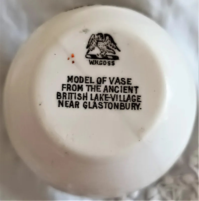 Antique W.H. Goss ~ Glastonbury Vase ~ Arms of Wales
