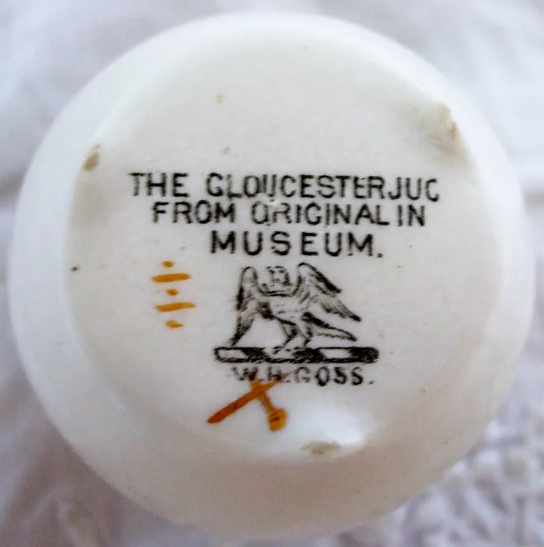 Antique W.H. Goss ~ Gloucester Jug ~ A.C.C. No. 129 ~ Huntingdon