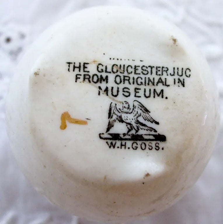 Antique W.H. Goss ~ Gloucester Jug ~ A.C.C. No. 129 ~ Ramsgate