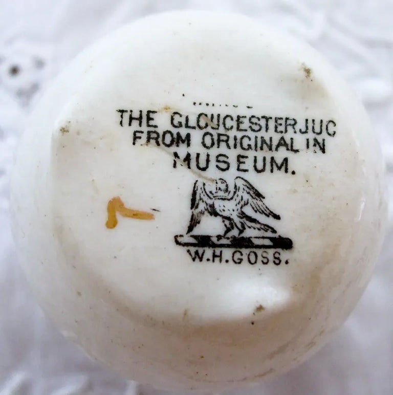 Antique W.H. Goss ~ Gloucester Jug ~ A.C.C. No. 129 ~ Ramsgate