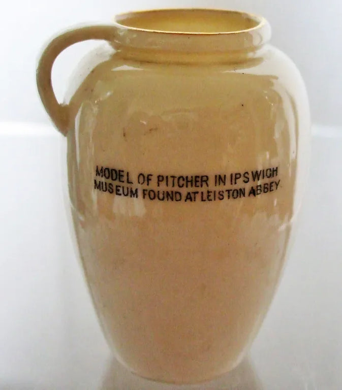 Antique W.H. Goss ~ Leiston Abbey Pitcher ~ A.C.C. No. 174 ~Walton-on-Thames