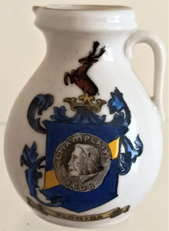 Antique W.H. Goss ~ Lichfield Jug ~ Florida