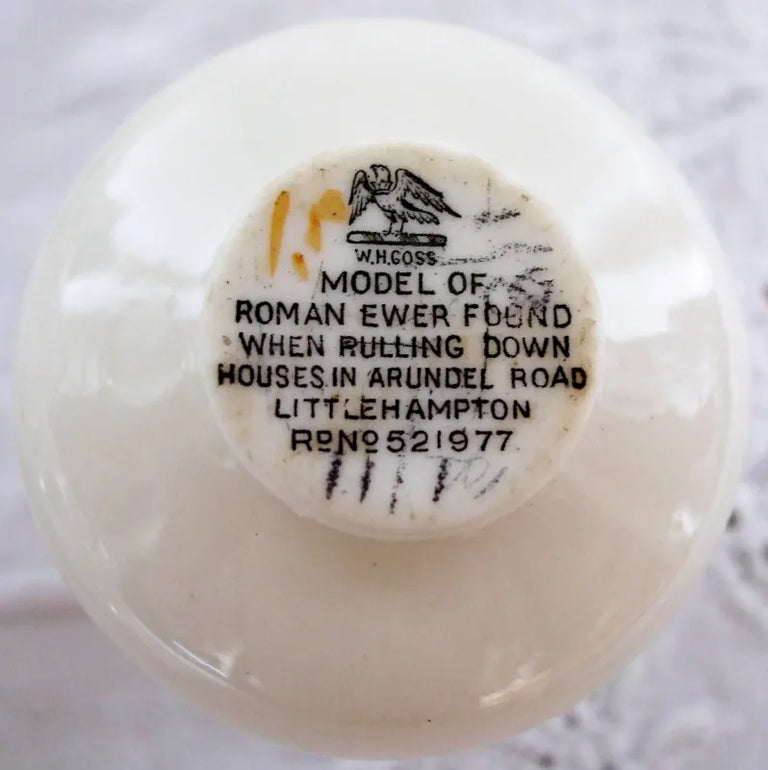 Antique W.H. Goss ~ Littlehampton Roman Ewer ~ A.C.C. No. 181 ~Dartford