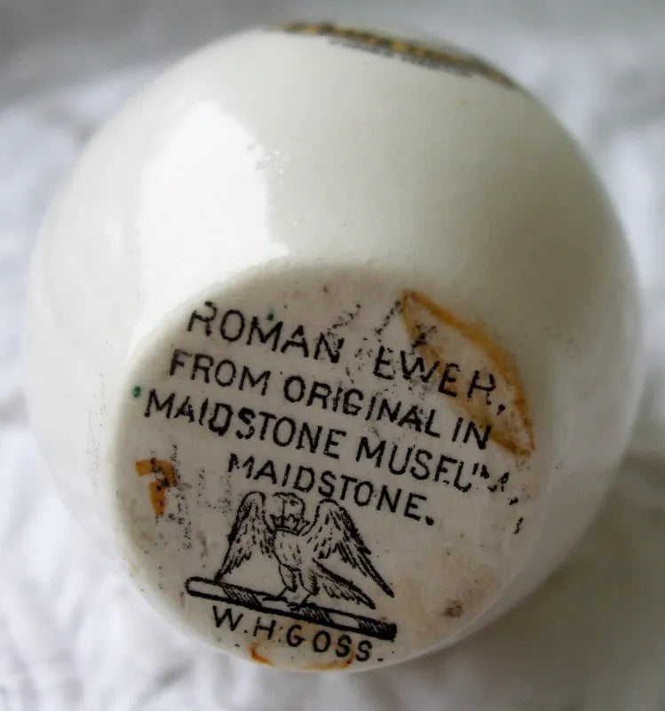 Antique W.H. Goss ~ Maidstone Roman Ewer ~ A.C.C. No. 191 ~ Combe Martin