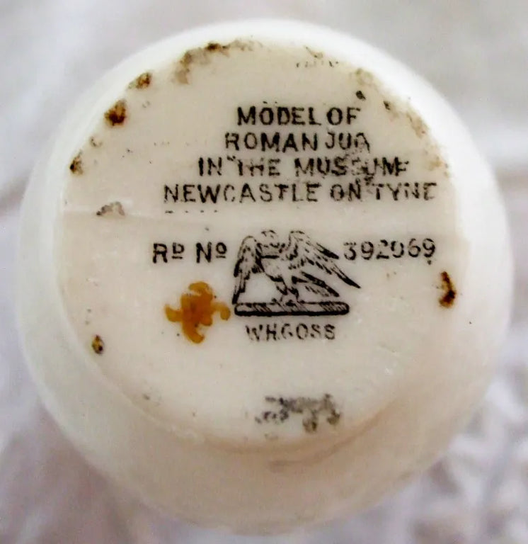 Antique W.H. Goss ~ Newcastle Roman Jug ~ A.C.C. No. 209 ~ Chelmsford