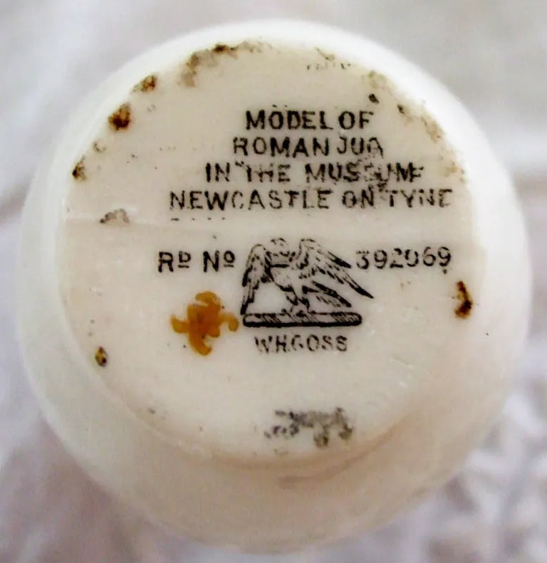 Antique W.H. Goss ~ Newcastle Roman Jug ~ A.C.C. No. 209 ~ Chelmsford