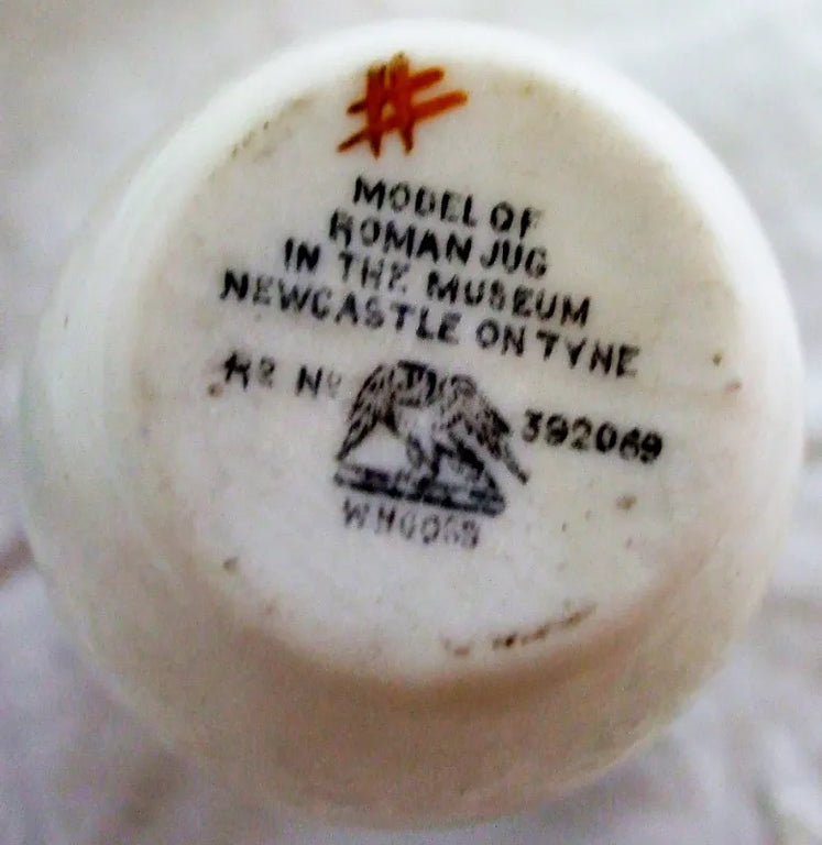 Antique W.H. Goss ~ Newcastle Roman Jug ~ A.C.C. No. 209 ~ Sandgate