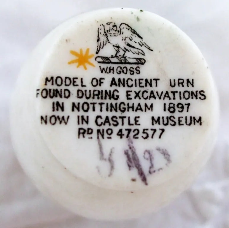 Antique W.H. Goss ~ Nottingham Urn ~ A.C.C. No. 215 ~ Cinque Port of Rye