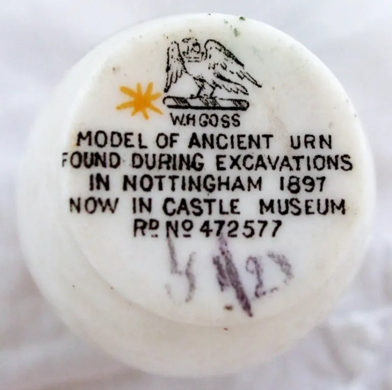 Antique W.H. Goss ~ Nottingham Urn ~ A.C.C. No. 215 ~ Cinque Port of Rye