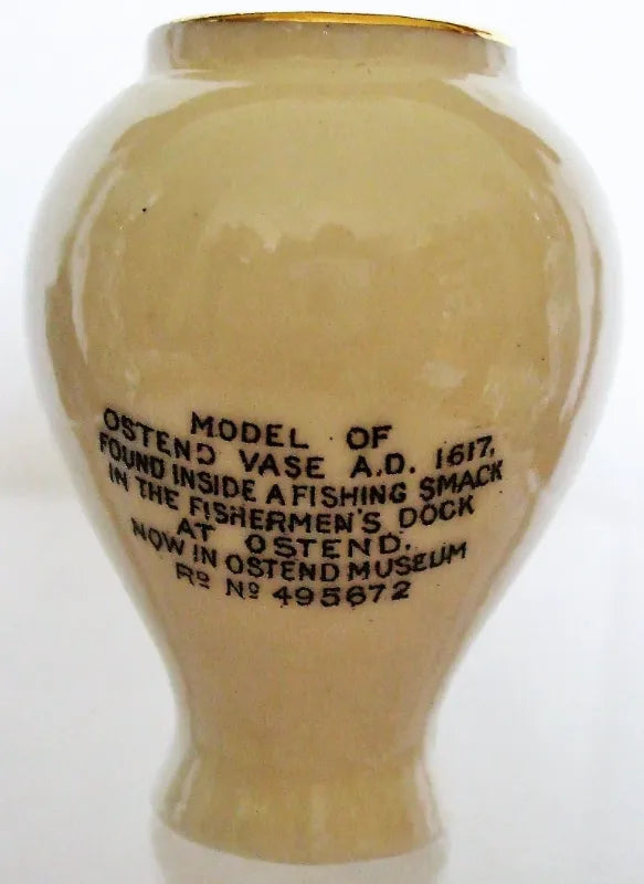Antique W.H. Goss ~ Ostend Vase ~ Sidmouth