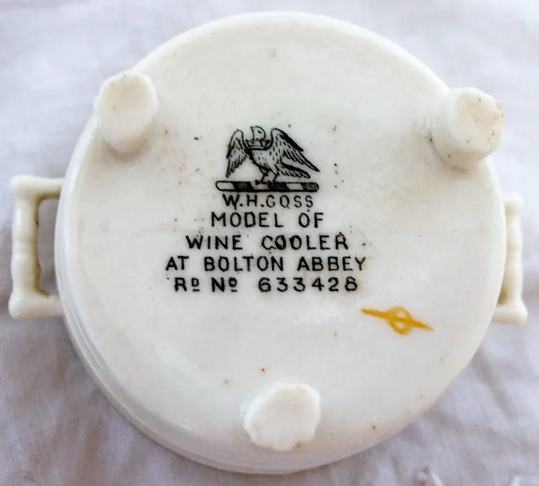 Antique W.H. Goss ~ Bolton Abbey Wine Cooler ~ A.C.C. No. 22 ~ Margate