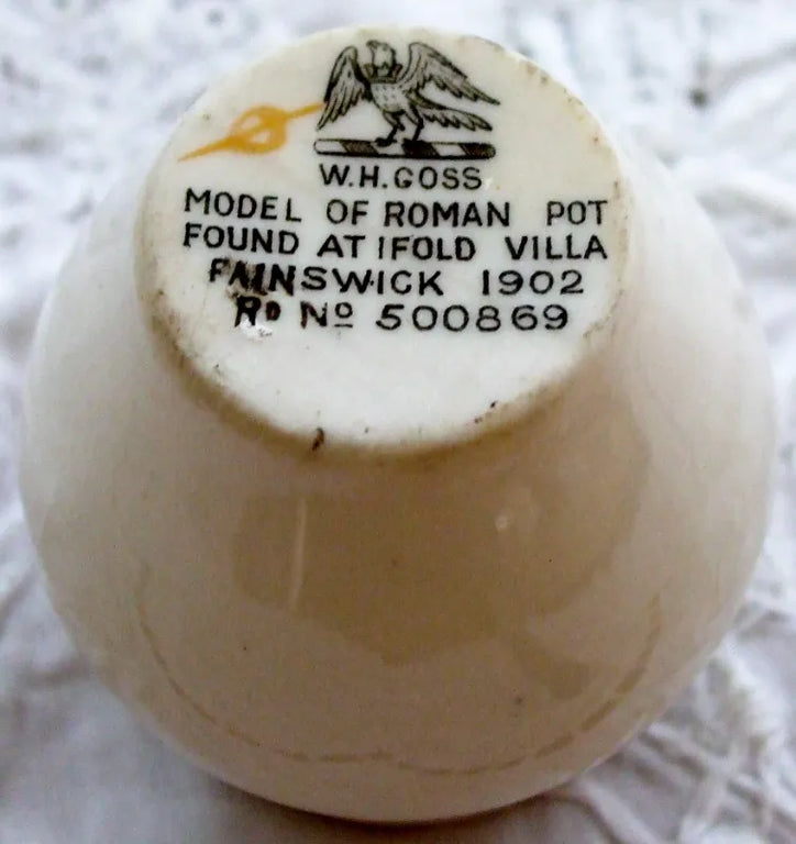 Antique W.H. Goss ~ Painswick Pot ~ A.C.C. No. 222 ~ Hayle