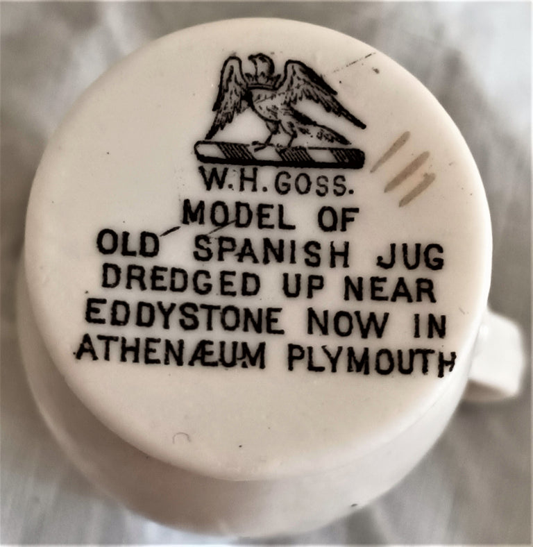 Antique W.H. Goss ~ Plymouth { Spanish } Jug ~ Nairn