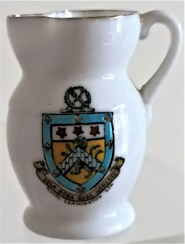 Antique W.H. Goss ~ Plymouth { Spanish } Jug ~ Royal Leamington Spa