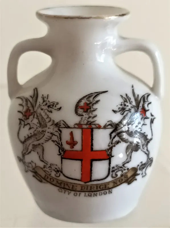 Antique W.H. Goss ~ Portland Vase ~ City of London