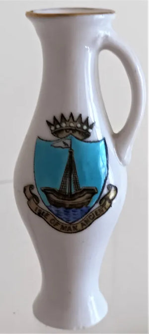 Antique W.H. Goss ~ Reading Jug ~ See of Man Ancient