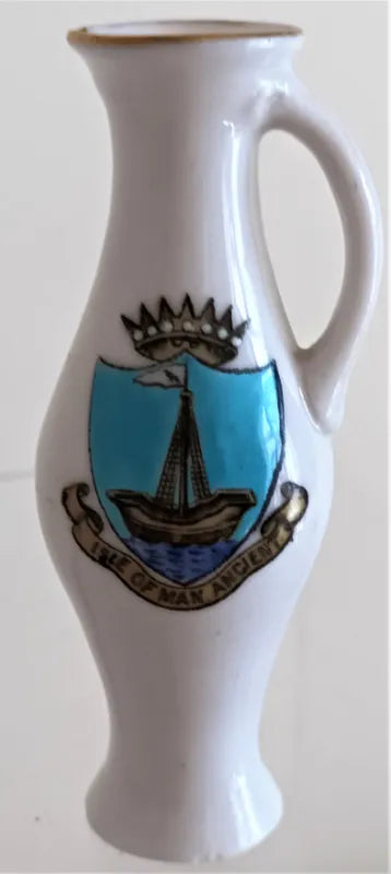 Antique W.H. Goss ~ Reading Jug ~ See of Man Ancient