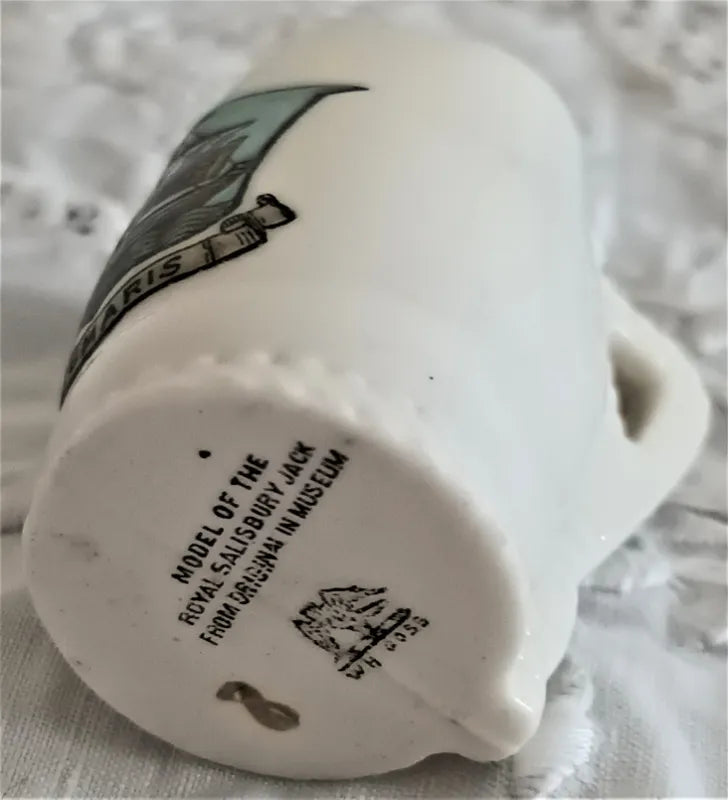 Antique W.H. Goss ~ Salisbury Leather Jack ~ Beaumaris