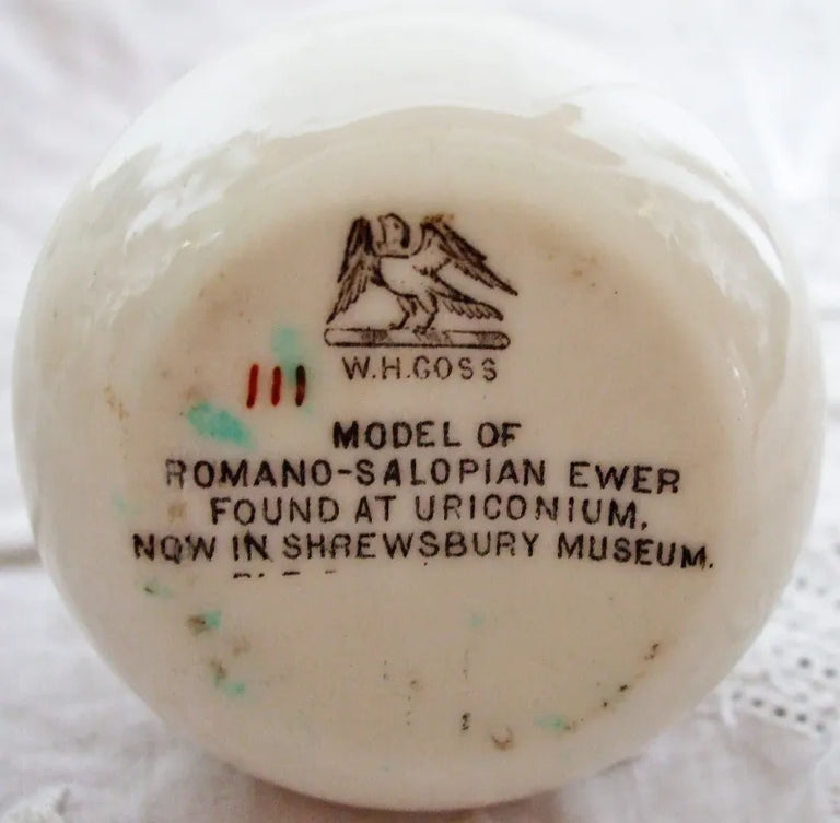 Antique W.H. Goss ~ Shrewsbury Romano-Salopian Ewer ~ A.C.C. No. 258 ~ See of London