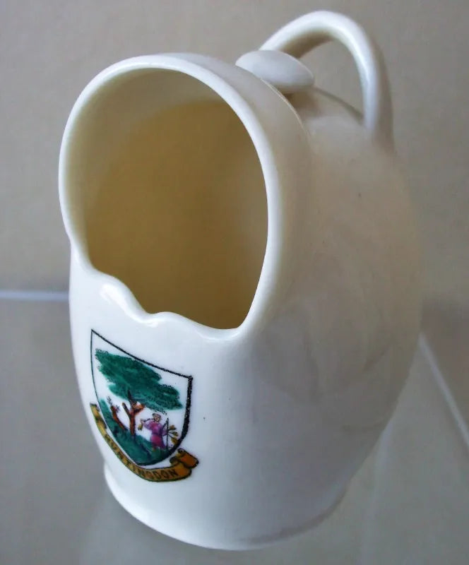 Antique W.H. Goss ~ Stockton Ancient Salt Pot ~ A.C.C. No. 266 ~ Huntingdon