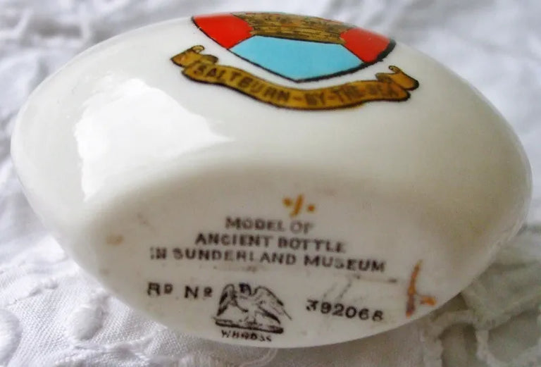 Antique W.H. Goss ~ Sunderland Bottle ~ A.C.C. No. 267 ~ Saltburn-by-the-Sea