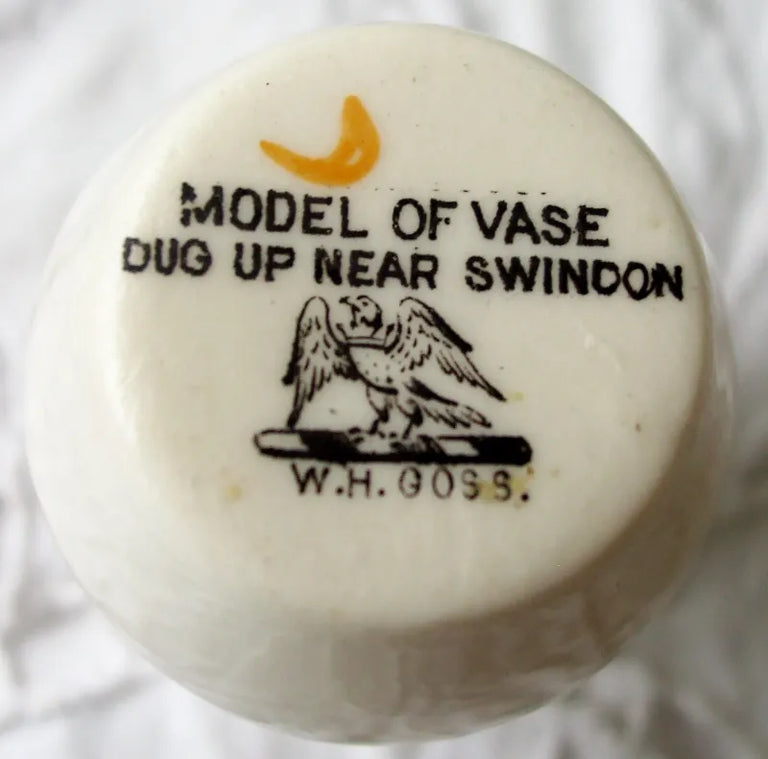 Antique W.H. Goss ~ Swindon Vase ~ A.C.C. No. 268 ~ Manor of Gulval