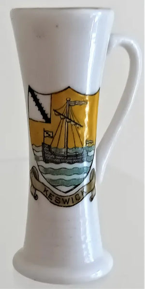 Antique W.H. Goss ~ Two-Handled Tyg ~ Keswick