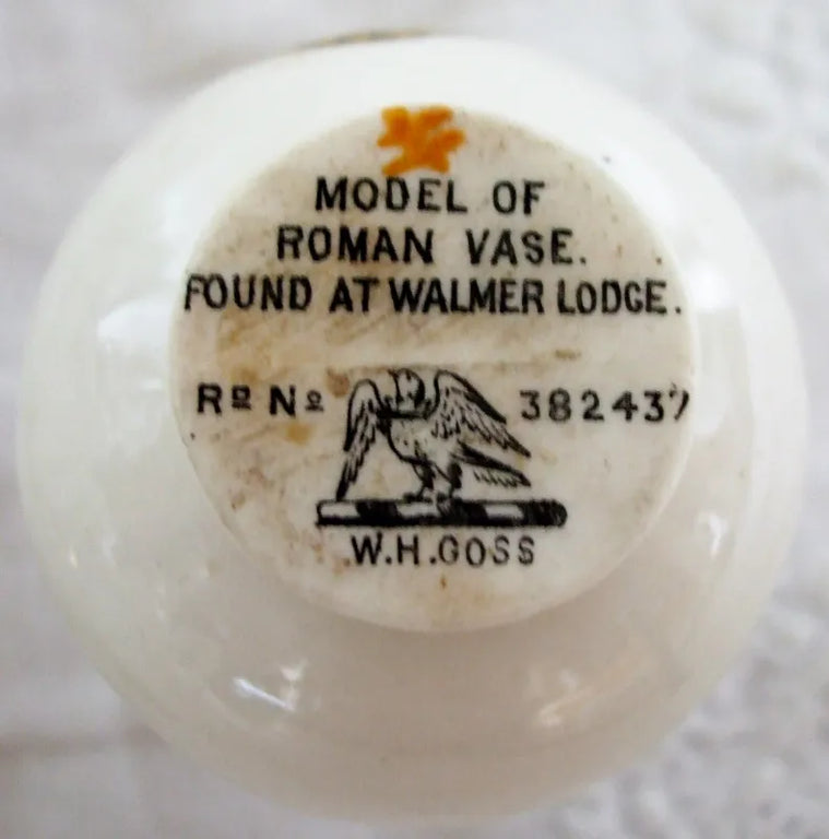 Antique W.H. Goss ~ Walmer Roman Vase ~ A.C.C. No. 280 ~ Dawlish