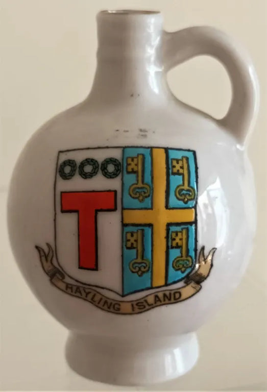 Antique W.H. Goss ~ Wareham Bottle ~ Hayling Island