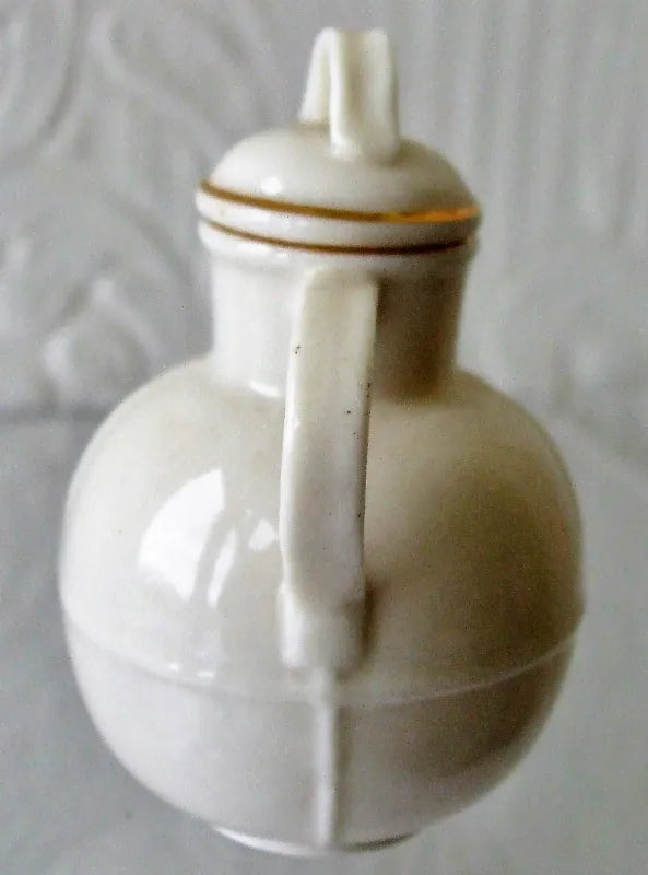 Antique W.H. Goss ~ Welsh Milk Can and Lid ~ A.C.C. No. 287 ~ Duke of Norfolk
