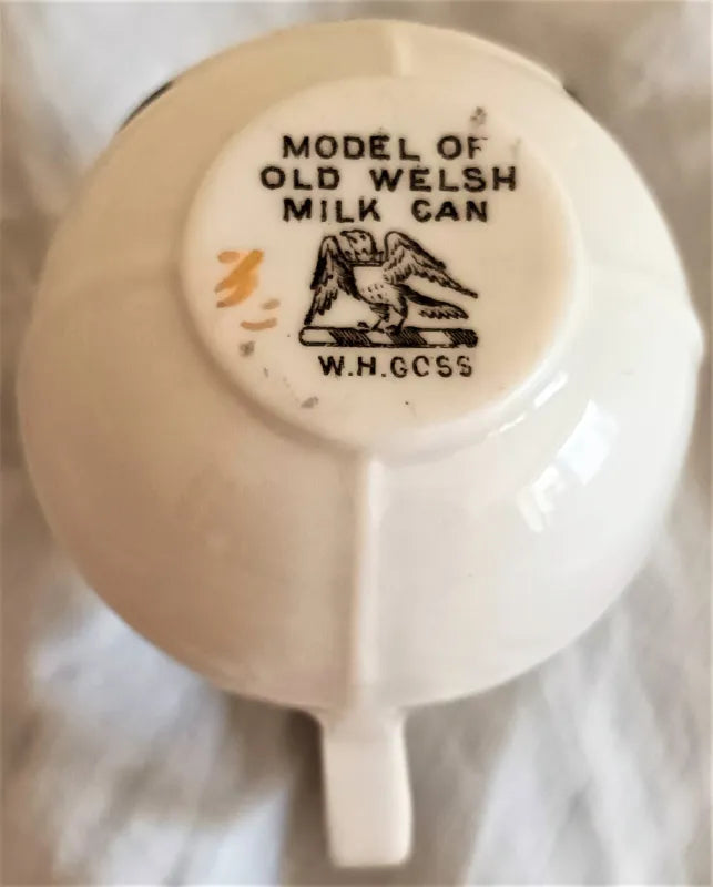 Antique W.H. Goss ~ Welsh Milk Can ~ ILfracombe