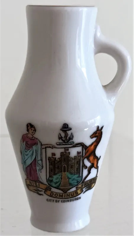 Antique W.H. Goss ~ Cambridge Pitcher ~ City of Edinburgh