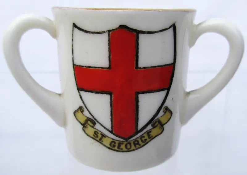 Antique W.H. Goss ~ Fairy Tyg ~ A.C.C. No. 475 ~ Devon ~ St. George ~ Torquay