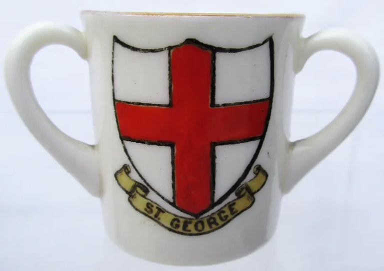 Antique W.H. Goss ~ Fairy Tyg ~ A.C.C. No. 475 ~ Devon ~ St. George ~ Torquay