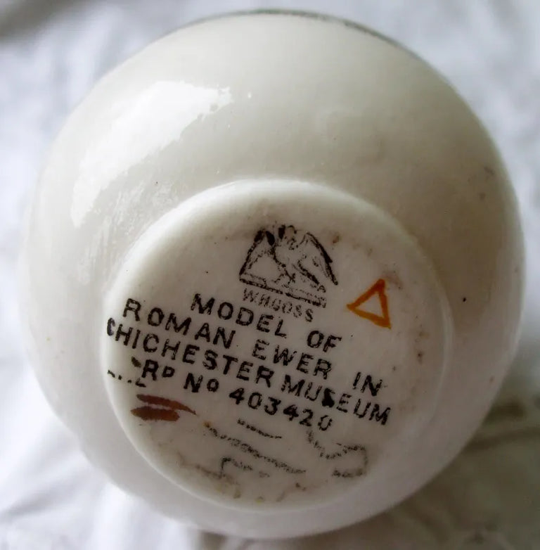 Antique W.H. Goss ~ Chichester Roman Ewer ~ A.C.C. No. 59 ~ Admiral Lord Nelson