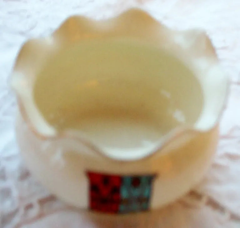 Antique W.H. Goss ~ Large Frilled Sugar Basin ~ City of Peterborough
