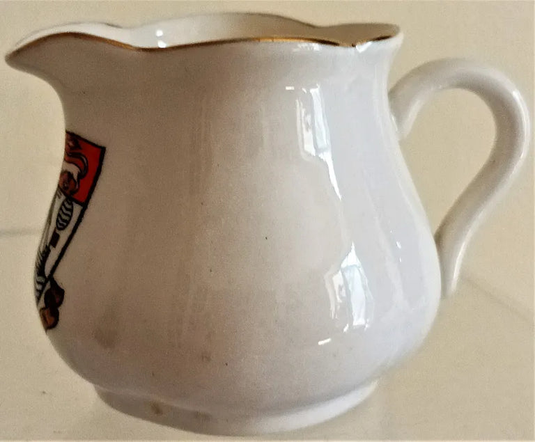 Antique W.H. Goss ~ Low Melon Cream Jug ~ Shanklin