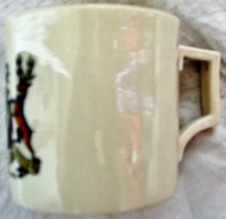 Antique W.H. Goss ~ Square One Handled Mug ~ Duke of Devonshire