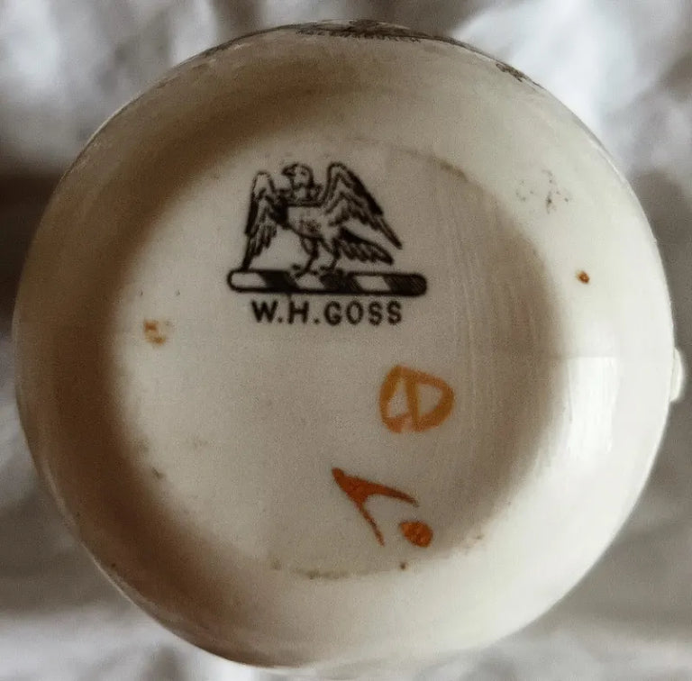 Antique W.H. Goss ~ Thistle Vase ~ Helensburgh