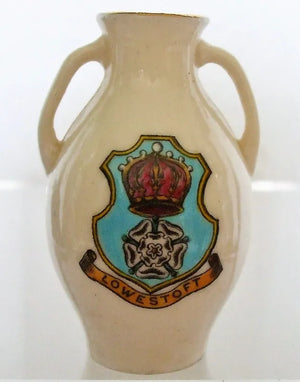 Antique W.H. Goss ~ Exeter Vase ~ A.C.C. No. 111 ~ Lowestoft