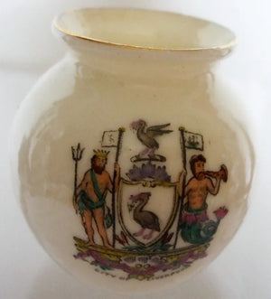 Antique W.H. Goss ~ Glastonbury Vase ~ A.C.C. No.127 ~ City of Liverpool