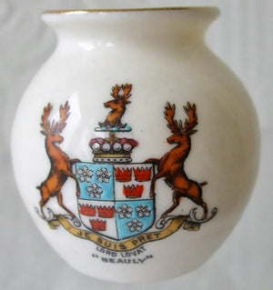 Antique W.H. Goss ~ Glastonbury Vase ~ A.C.C. No. 127 ~ Lord Lovat "Beauly"
