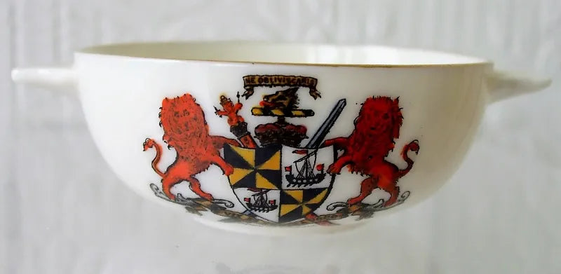 Antique W.H. Goss ~ Highland Cuach ~ A.C.C. No. 147 ~ Duke of Argyll ~ * MATCHING ARMS *