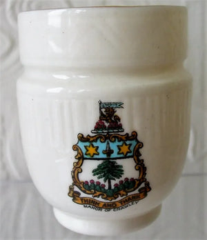 Antique W.H. Goss ~ Leek Urn ~ A.C.C. No. 172 ~ Manor of Crawley