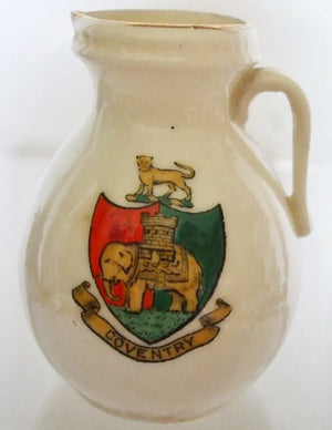 Antique W.H. Goss ~ Lichfield Jug ~ A.C.C. No. 178 ~ Coventry