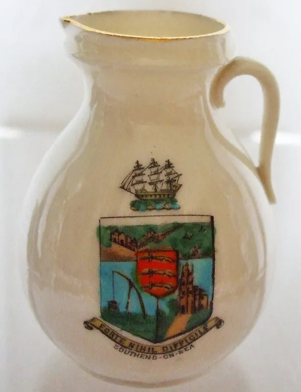 Antique W.H. Goss ~ Lichfield Jug ~ A.C.C. No. 178 ~ Southend-on-Sea