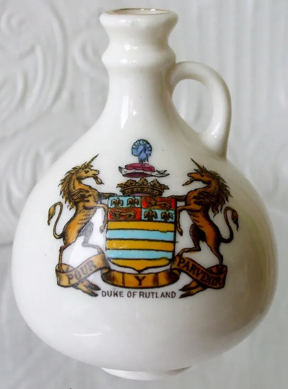 Antique W.H. Goss ~ Littlehampton Roman Ewer ~ Duke of Rutland