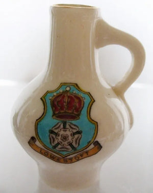 Antique W.H. Goss ~ Looe Ewer ~ A.C.C. No. 185 ~ Lowestoft